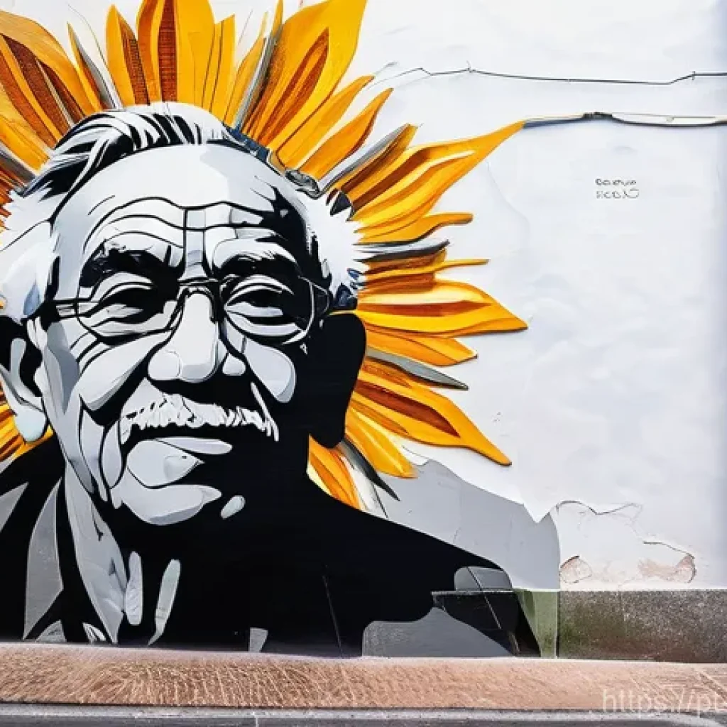 벽화와 현대 미술의 연결 - **A Vibrant Lisbon Street Art Gallery:** A dynamic, sun-drenched street in a historic Lisbon neighbo...