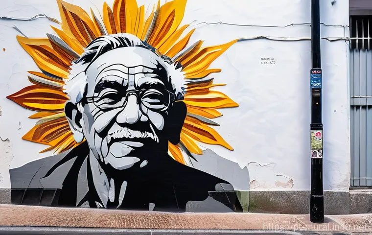벽화와 현대 미술의 연결 - **A Vibrant Lisbon Street Art Gallery:** A dynamic, sun-drenched street in a historic Lisbon neighbo...