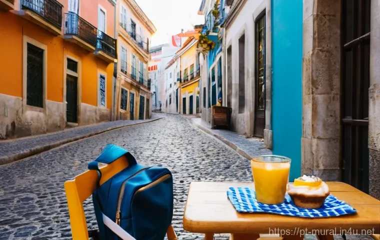 벽화 여행 필수 준비물 - **Urban Art Explorer in Action:**
"A vibrant street scene in Lisbon, Portugal, on a sunny day. A... 벽화 여행 필수 준비물 - **Urban Art Explorer in Action:**
"A vibrant street scene in Lisbon, Portugal, on a sunny day. A...